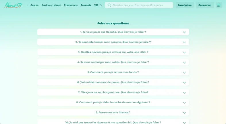 La présence d'un support client
